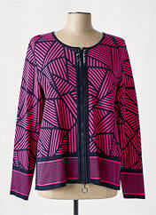 Gilet manches longues rose FABER pour femme seconde vue