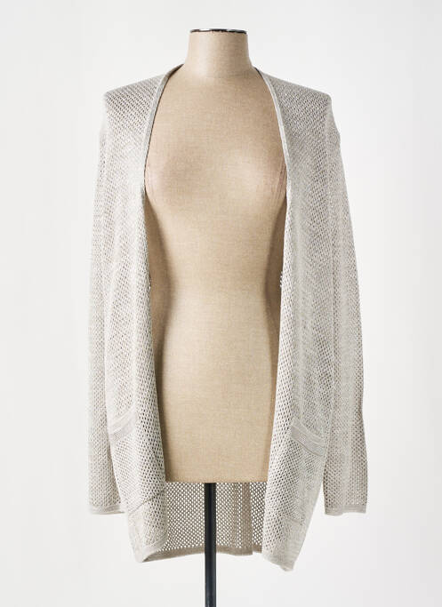 Gilet manches longues gris FABER pour femme