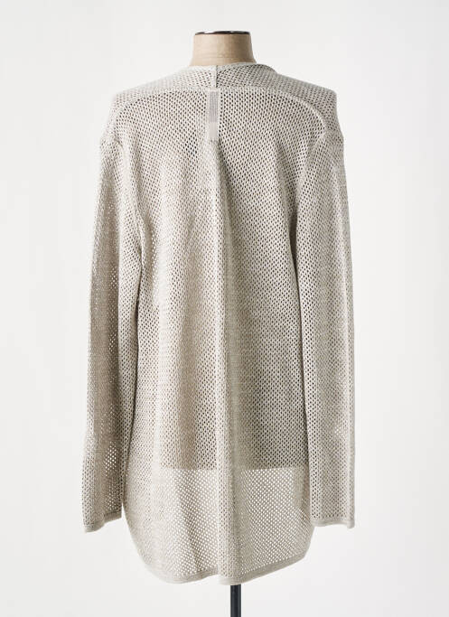 Gilet manches longues gris FABER pour femme