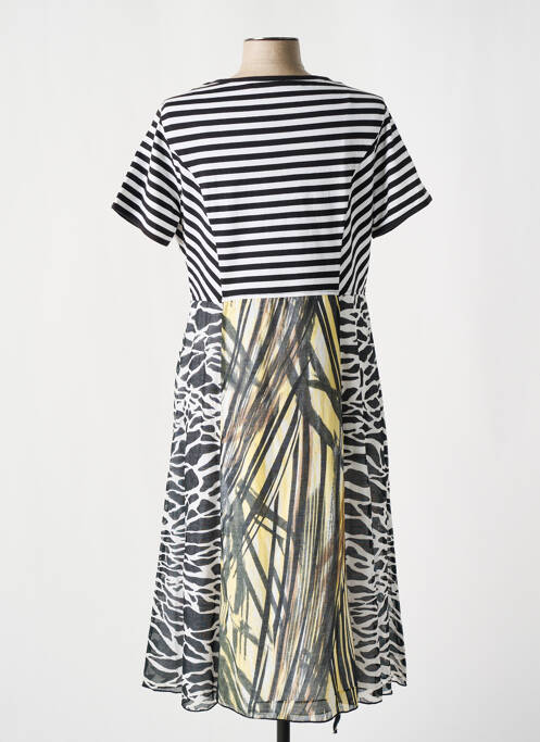 Robe mi-longue noir FRANK WALDER pour femme