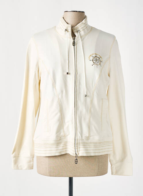 Veste casual beige DIANA GALLESI pour femme