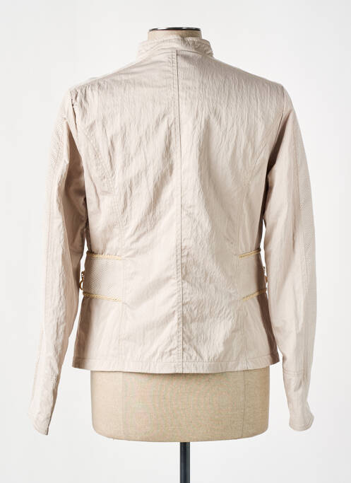 Veste casual beige EL INTERNATIONALE pour femme