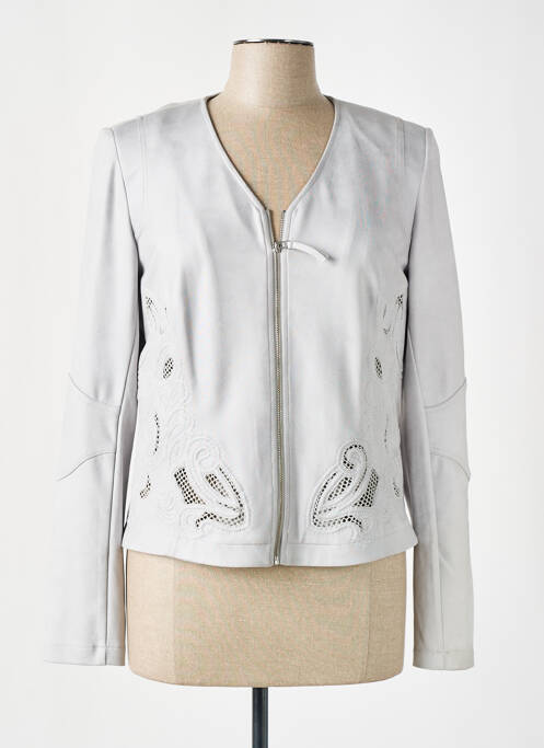 Veste casual gris EVA KAYAN pour femme