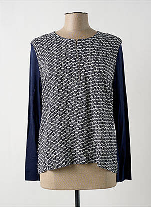 T-shirt manches longues manches longues bleu PURE BY LUCIA femme