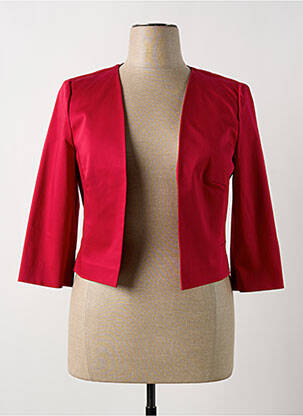 Veste chic col v rouge VERA MONT femme