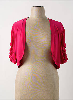 Boléro effet matière satinée rose JOSEPH RIBKOFF femme