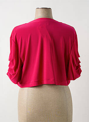 Boléro effet matière satinée rose JOSEPH RIBKOFF femme