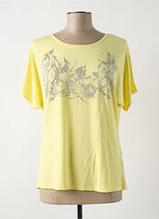 T-shirt jaune LESLIE pour femme seconde vue