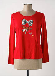 T-shirt rouge FUEGO WOMAN pour femme seconde vue