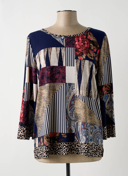 T-shirt bleu GEVANA pour femme