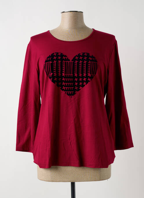 T-shirt rouge FABER pour femme