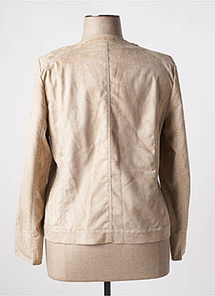 Veste casual epaulette beige PAUL MATIS femme