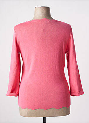 Pull coupe cintrée manches 3/4 rose COMMA, femme