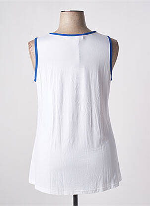 Débardeur stretch sans manche blanc FUEGO WOMAN femme