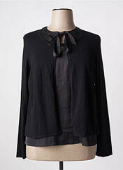 Gilet manches longues noir COMMA, pour femme seconde vue