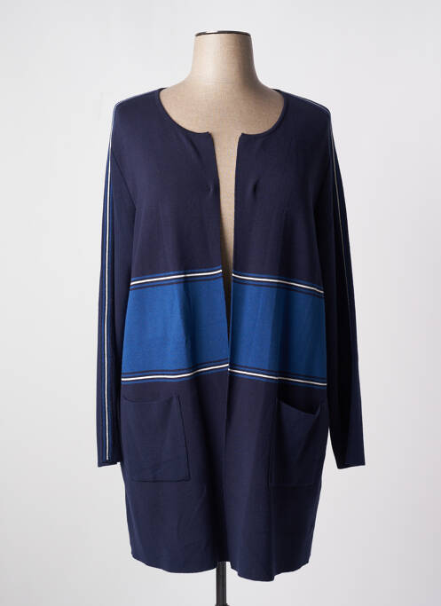 Gilet manches longues bleu FABER pour femme