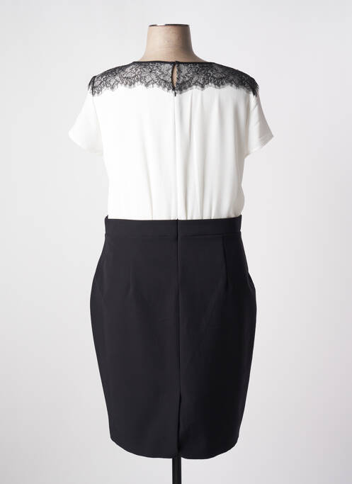 Robe mi-longue noir COMMA, pour femme