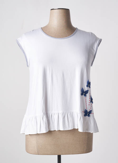 Top blanc POUPEE CHIC pour femme