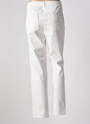 Jeans coupe slim stretch taille normale beige BASLER femme