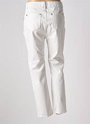 Jeans coupe slim stretch taille normale beige LESLIE femme