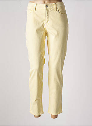 Jeans coupe slim stretch taille normale jaune NYDJ femme