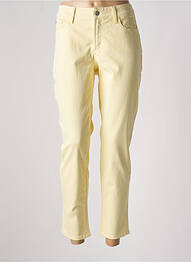 Jeans coupe slim stretch taille normale jaune NYDJ femme