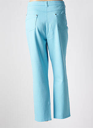 Pantalon slim stretch taille normale bleu FABER femme