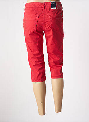 Corsaire stretch taille normale rouge ATELIER GARDEUR femme