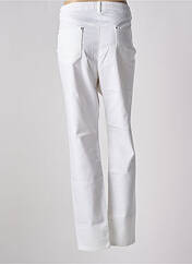 Pantalon slim blanc LUCIA pour femme seconde vue