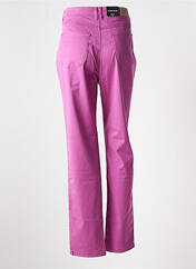 Pantalon slim violet BRUNO SAINT HILAIRE pour femme seconde vue