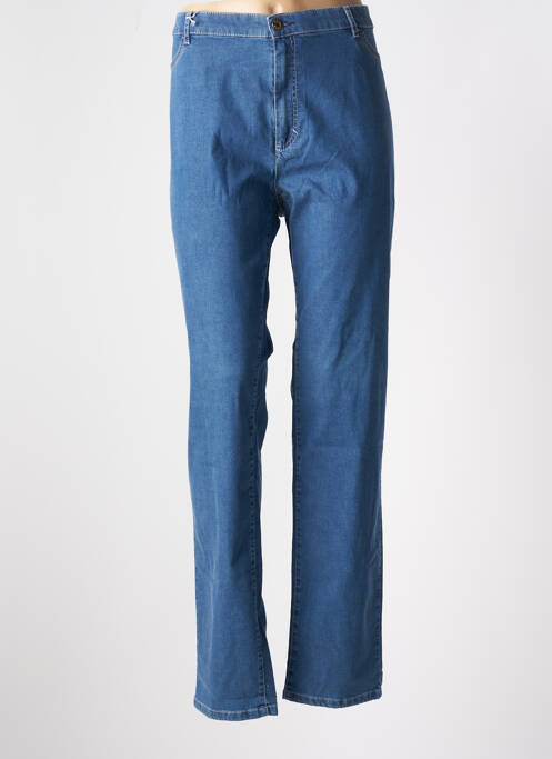 Jeans coupe slim bleu BRUNO SAINT HILAIRE pour femme