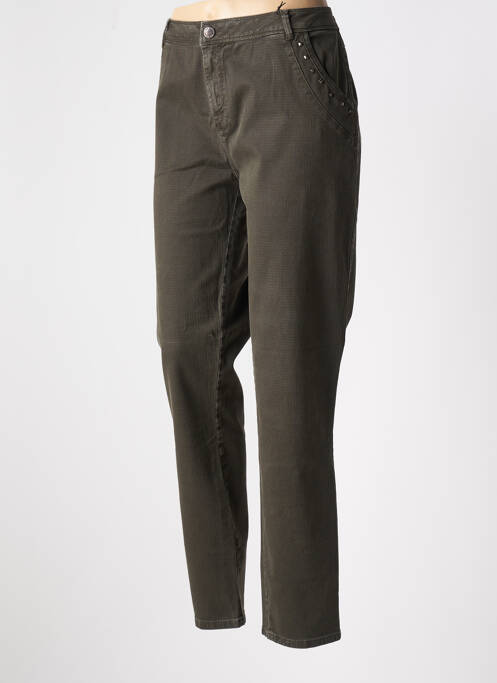 Jeans coupe slim vert EVA KAYAN pour femme