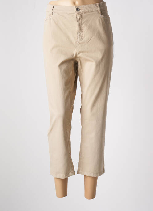 Pantacourt marron BRUNO SAINT HILAIRE pour femme