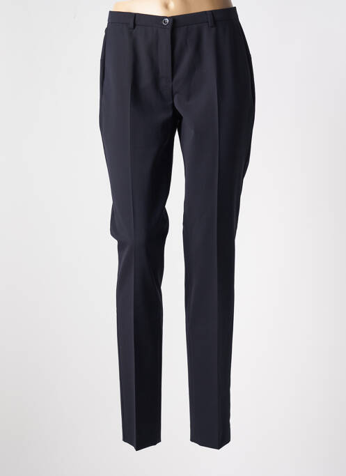 Pantalon chino bleu BRUNO SAINT HILAIRE pour femme