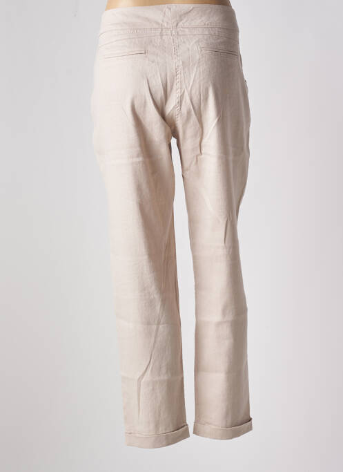Pantalon droit beige EVA KAYAN pour femme