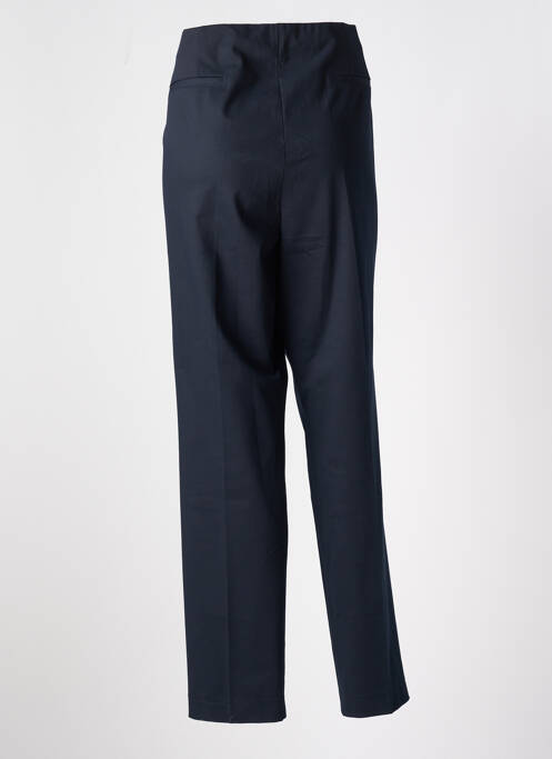 Pantalon droit bleu BRUNO SAINT HILAIRE pour femme