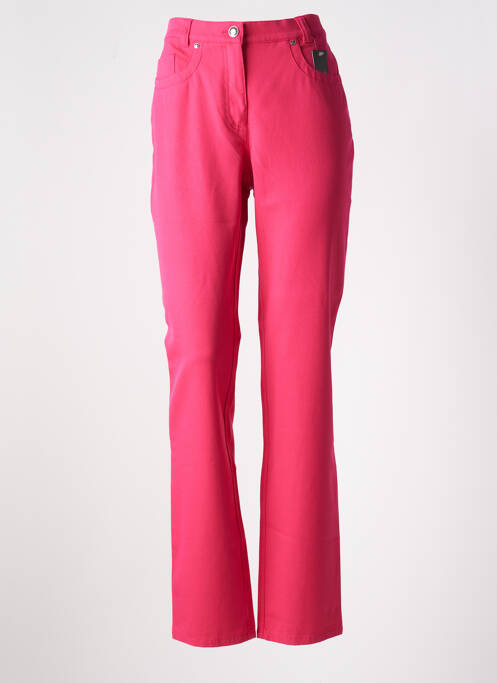 Pantalon droit rouge FABER pour femme