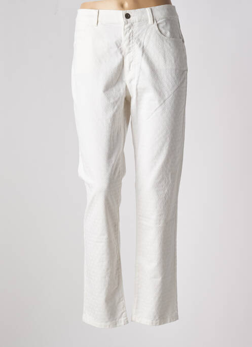 Pantalon slim beige BRUNO SAINT HILAIRE pour femme