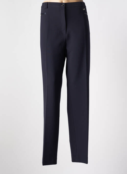 Pantalon slim bleu BRUNO SAINT HILAIRE pour femme