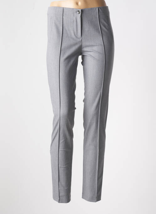 Pantalon slim gris BRUNO SAINT HILAIRE pour femme