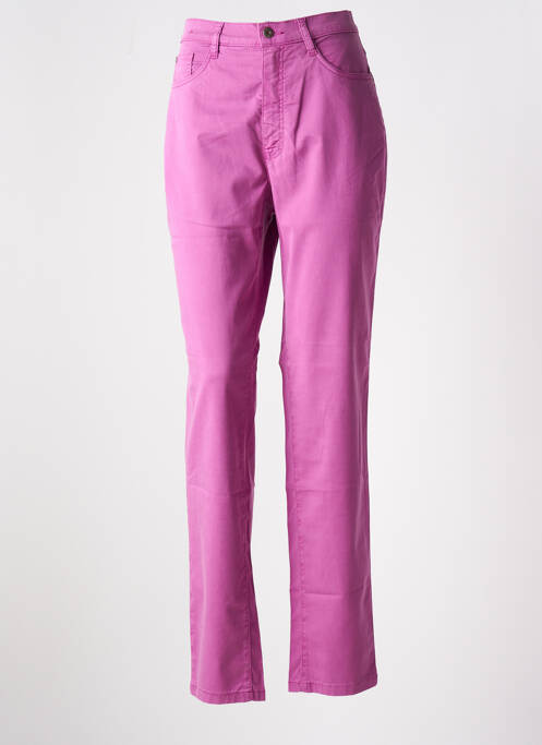 Pantalon slim violet BRUNO SAINT HILAIRE pour femme