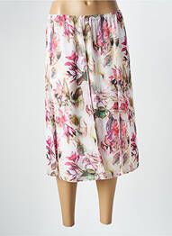 Jupe mi-longue taille normale blanc SOMMERMANN femme