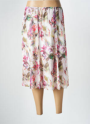 Jupe mi-longue taille normale blanc SOMMERMANN femme