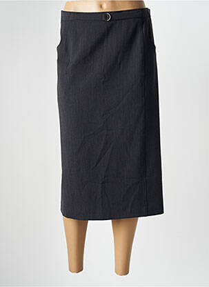 Jupe mi-longue stretch gris SOMMERMANN femme