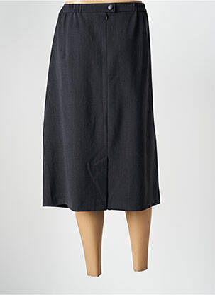 Jupe mi-longue stretch gris SOMMERMANN femme