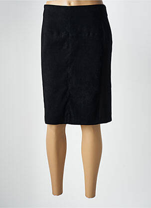 Jupe mi-longue stretch noir ATELIER GARDEUR femme