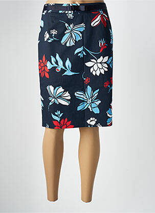 Jupe mi-longue taille à pinces bleu BETTY BARCLAY femme