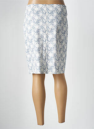 Jupe mi-longue taille haute gris POUPEE CHIC femme