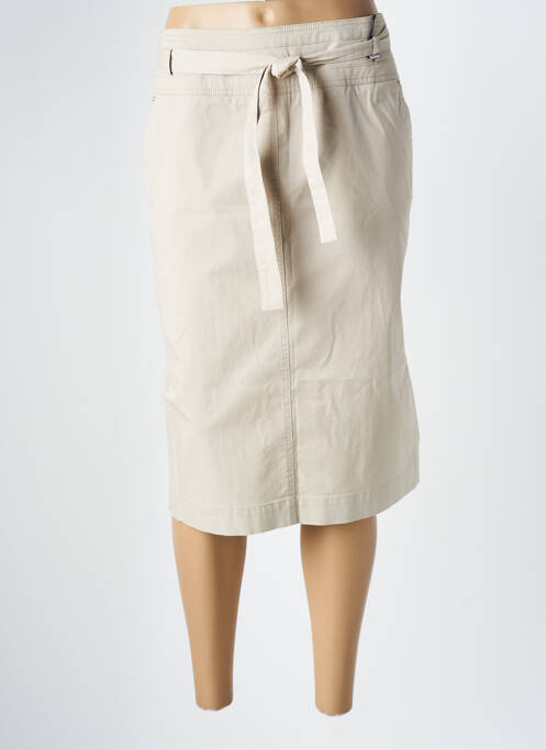 Jupe mi-longue beige ATELIER GARDEUR pour femme