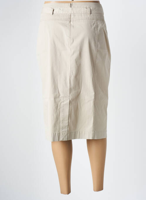 Jupe mi-longue beige ATELIER GARDEUR pour femme
